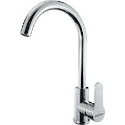 Robinet, Tubes de raccordement flexibles inclus. Dimensions (H x L x P) : 338 x