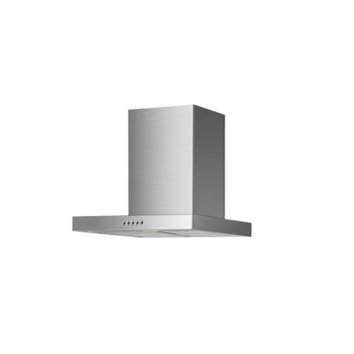 Hotte T-shape inox 60cmPanneau controles mécaniques3 niveauxCapacité: de 165