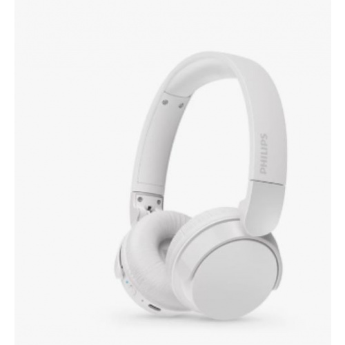 On-ear Wireless BT compact fold, 32mm driver, bass boost blanc