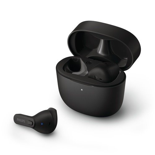 In-ear Wireless TWS, 12mm driver, 6+12H playtime, IPX4, black