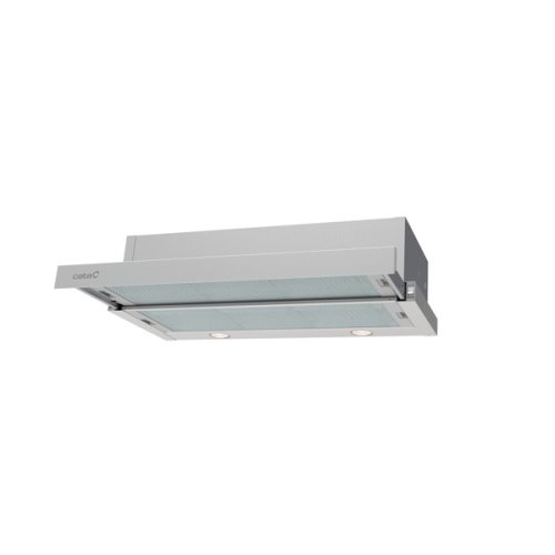 Hotte tiroir inox 70cmPanneau controles mécanique2 vitessesCapacité: de 150 a