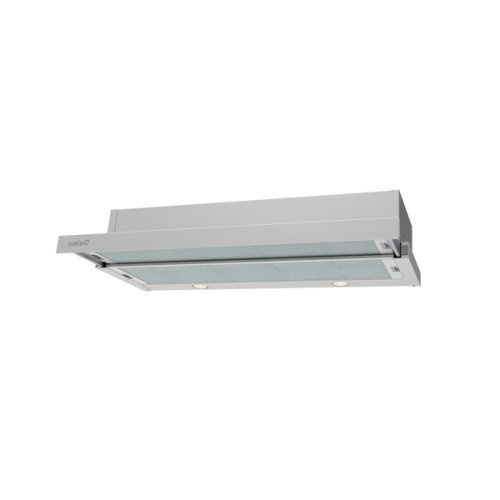 Hotte tiroir inox 90cmPanneau controles mécanique2 vitessesCapacité: de 150 a