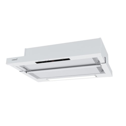 Hotte tiroir blanc 60cmPanneau de commande coulissant3 vitessesCapacité: de 1
