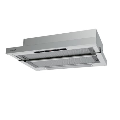 Hotte tiroir inox 60cmPanneau de commande coulissant3 vitessesCapacité: de 17