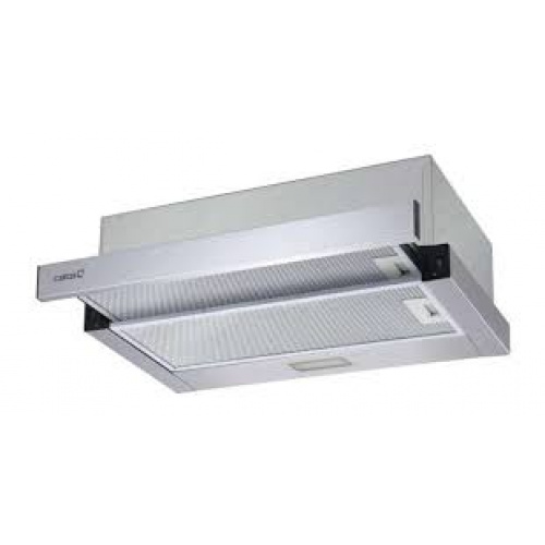 Hotte tiroir inox 50cmControles mecaniques2 niveauxCapacité: de 160 a 300 m3/
