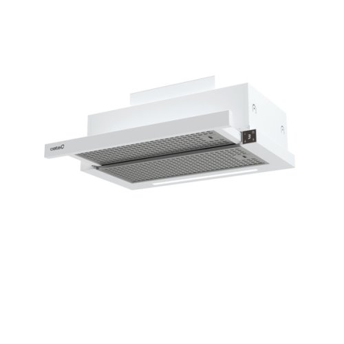 Hotte tiroir noir 60cmPanneau controles tactiles avec arrêt automatique et indi