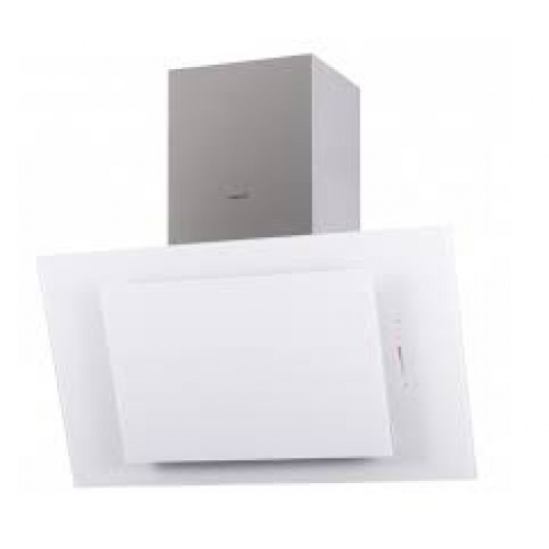 Hotte murale verticale inclinée 70cm avec panneau controles electronique et pann