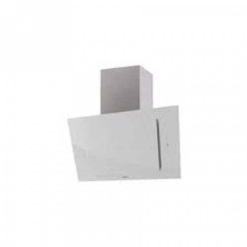 Hotte murale verticale inclinée 90cm avec panneau controles electronique et pann