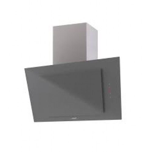 Hotte murale verticale inclinée 90cm avec panneau controles tactile et panneau d