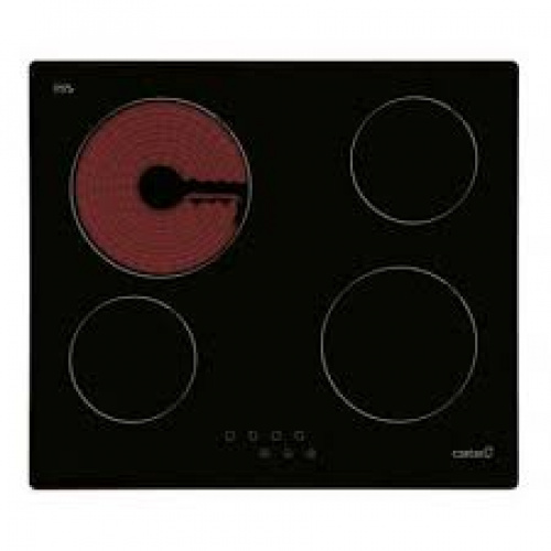 Plaque vitro 60cm 4 zones (18cm/18cm/14cm/14cm)Contrôles tactiles avec bip sono