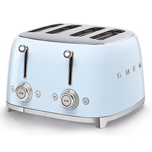 Grille-pain 4 Tr Fentes Bleu Azur Ann.50