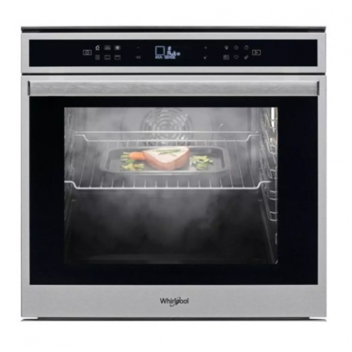 Four multifonction, pyrolyse, inox anti-trace, XXL 73L, chaleur pulsée, sonde à