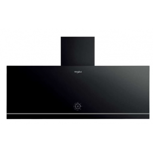 Hotte verticale plate Absolute, 90 cm, 265/485 m3/h, 51/65 dB, commandes mécaniq