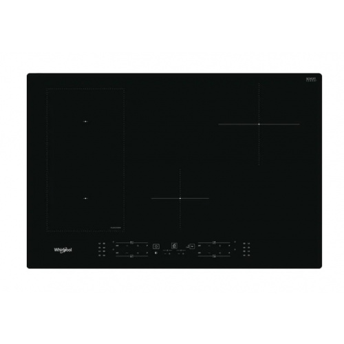 Table induction, noir, 77cm, 4 zones dont 1 zone modulable Flexicook 2 inducteur