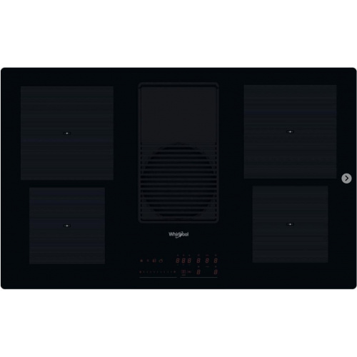 Table induction avec hotte intégrée, 83cm, 4 foyers, 9 niveaux de puissance, con