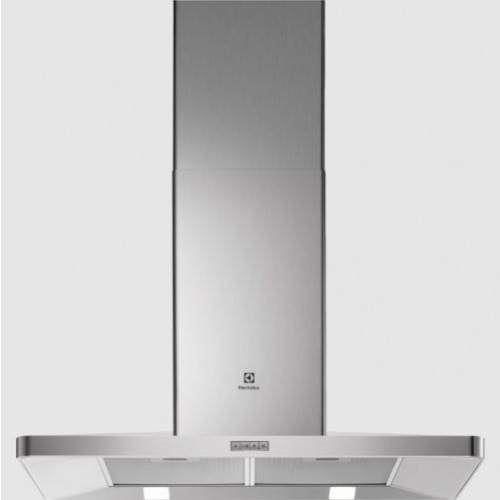 Produit EcoLine - Hotte décorative box 90 cm - Série 500 - Couleur:Inox - Niveau