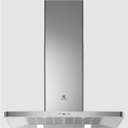 Produit EcoLine – Hotte décorative box 90 cm – Série 700 – Couleur:Inox – Connec