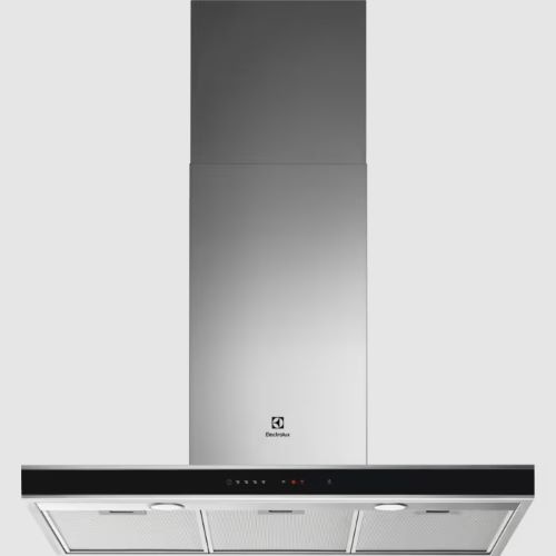 Produit EcoLine – Hotte décorative box 90 cm – Série 800 – Couleur:Inox – Connec