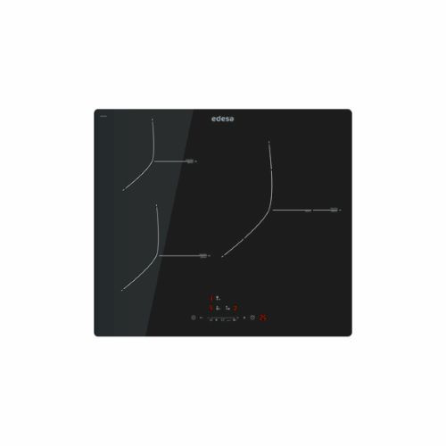 Induction hob with rounded edge
3 Zone: One of 30/18 cm, one of 22 cm and one 18