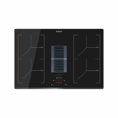 Induction Zone:
Frontal bevelled induction hob and automatic cooker hood
4 Zone: