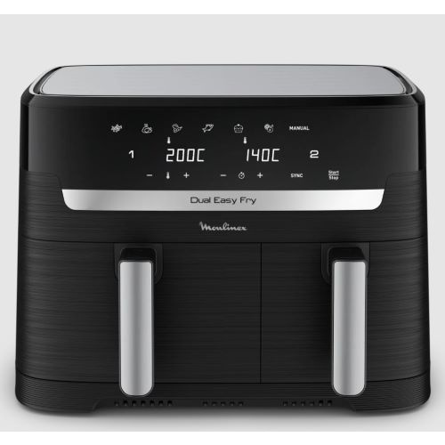 Friteuse EASY FRY DUAL 8L3 7 pgr 2 tiroirs 2700W