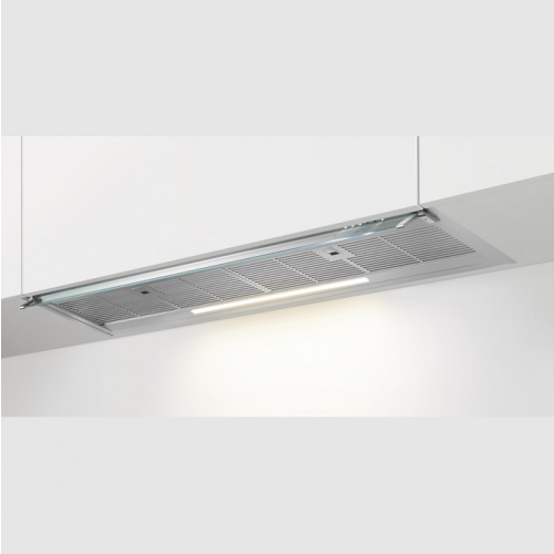 Produit EcoLine – Hotte integrée 120 cm – Couleur:Inox – Connection H²H : Hotte