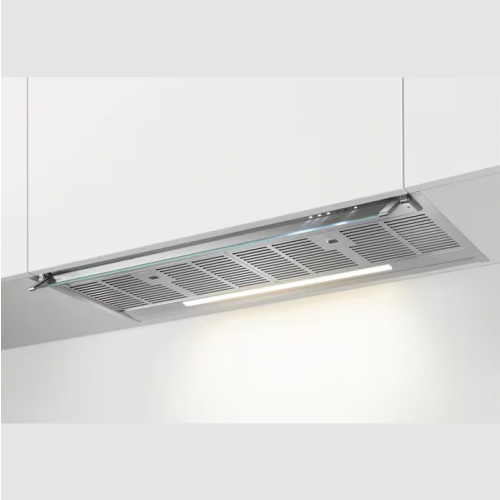 Produit EcoLine – Hotte integrée 90 cm – Couleur:Inox – Connection H²H : Hotte p