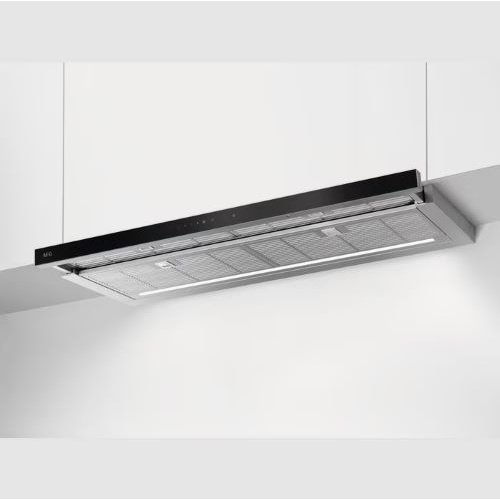 Produit EcoLine – Hotte tiroir 90 cm – Couleur:Inox – Connection H²H : Hotte pil