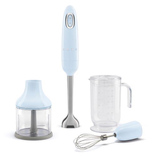Mixer Bleu Azur Pied Inox Bol Annee 50