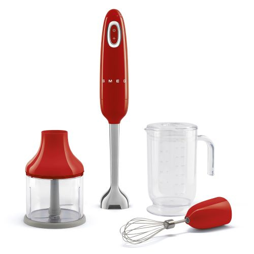 Mixer Rouge Pied Inox Bol Annee 50