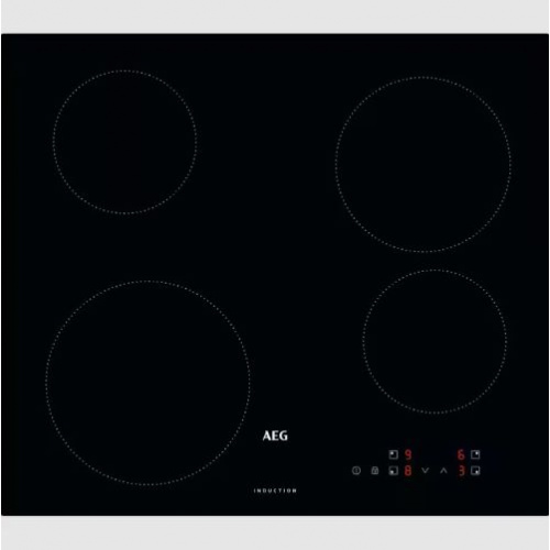Table:Induction – Largeur (mm):590 – 4 foyers – Bandeau de commandes Frontal – C