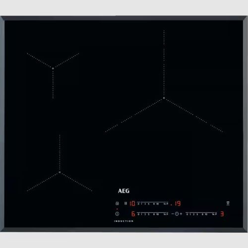Table:Induction – Largeur (mm):590 – 3 foyers – Connection H²H: table pouvant pi