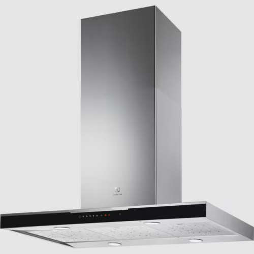 Produit EcoLine – Hotte îlot 90 cm – Série 800 – Couleur:Inox – Connection H²H :