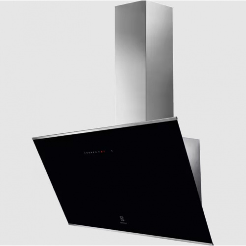 Produit EcoLine – Hotte décorative verticale 90 cm – Série 800 – Couleur:Noir –
