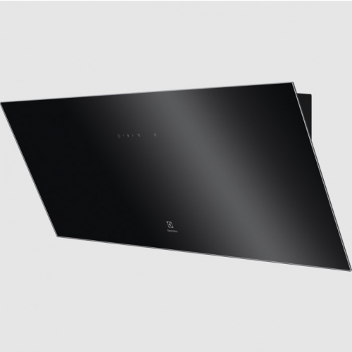 Produit EcoLine – Hotte décorative verticale 90 cm – Série 600 – Couleur:Noir –