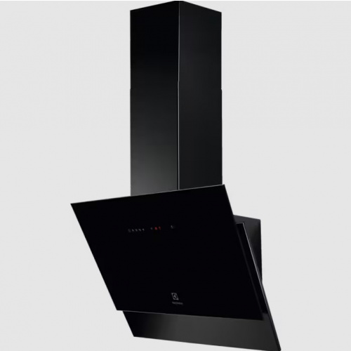 Produit EcoLine – Hotte décorative verticale 60 cm – Série 700 – Couleur:Noir –