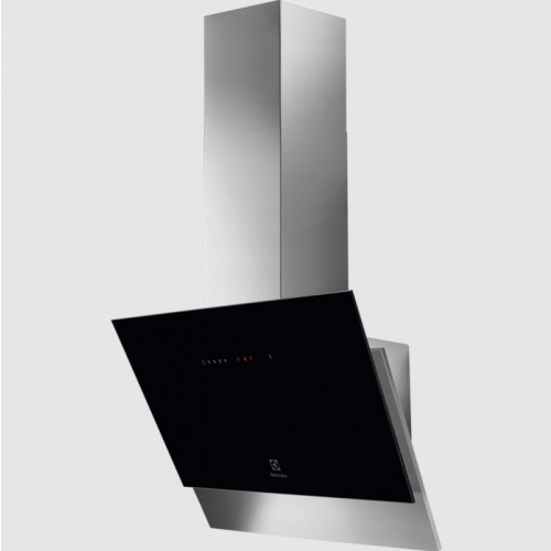 Produit EcoLine – Hotte décorative verticale 60 cm – Série 700 – Couleur:Noir –