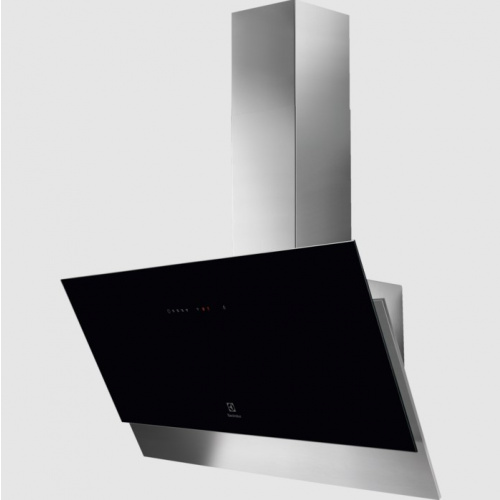 Produit EcoLine – Hotte décorative verticale 90 cm – Série 700 – Couleur:Noir –