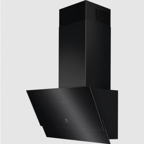 Produit EcoLine – Hotte décorative verticale 60 cm – Série 700 – Couleur:Noir –