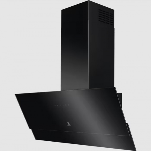 Produit EcoLine – Hotte décorative verticale 90 cm – Série 700 – Couleur:Noir –