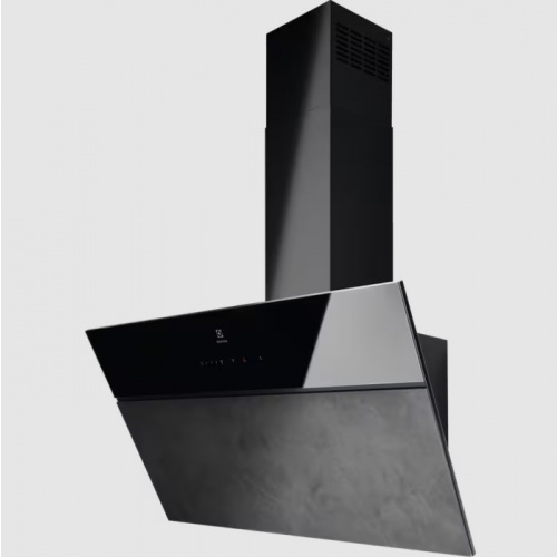 Produit EcoLine – Hotte décorative verticale 90 cm – Série 800 – Couleur:Noir –