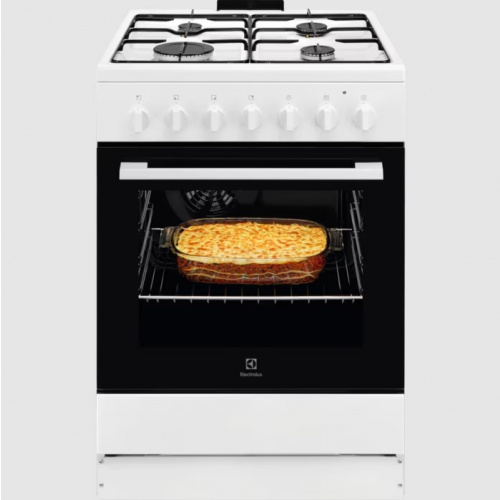Cuisinière Gaz 60×60 Multifonction – Plaque de cuisson : Gaz – Sécurité gaz tabl