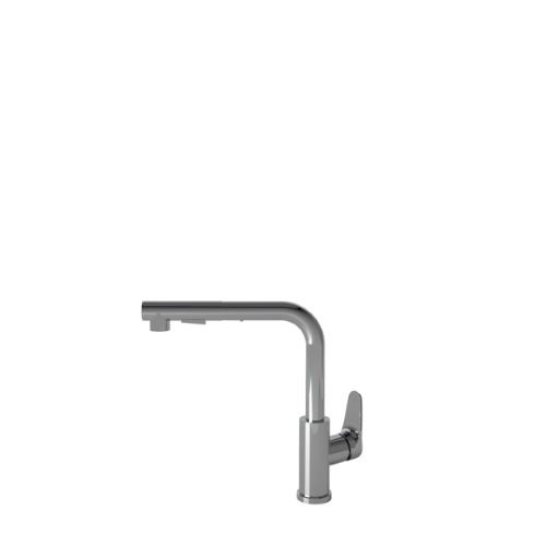 Brass fixing-tap with chromed finish style
Removable and rotatory 360º L line fo