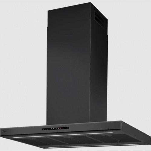 Produit EcoLine – Hotte îlot 90 cm – Couleur:Noir mat – AutoSense : la hotte aju