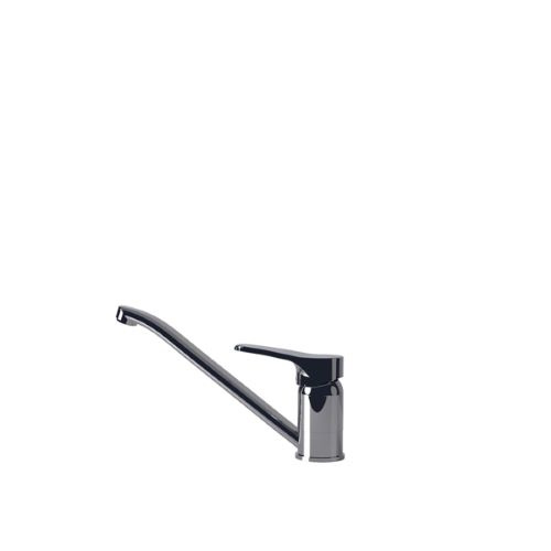 Brass fixing-tap with chromed finish style
Rotatory 360º line form short spout
H