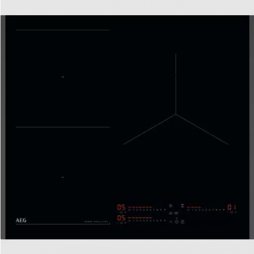 Table:Induction – Largeur (mm):590 – 3 foyers – Zone gauche en surface de cuisso