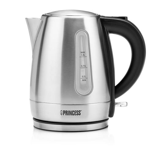 Bouilloire électrique Princess 236023 – Volume 1 l – 2 200 W – Acier inoxydable