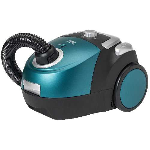 Aspirateur à sac – 79dB – Filtre HEPA – 750W – Bleu canard et noir
