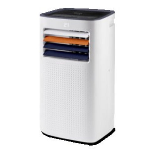 AC 7000 CH – Climatiseur mobile réversible blanc & bleu & orange 2 000 W