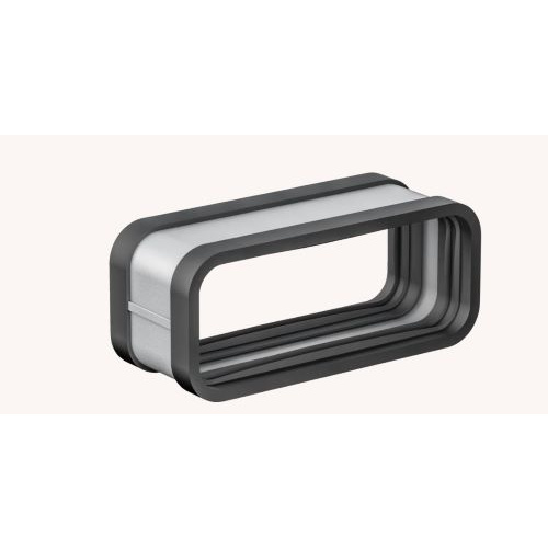 Pour raccorder 2 gaines d’évacuation plates.   Caractéristiques   Le joint est p